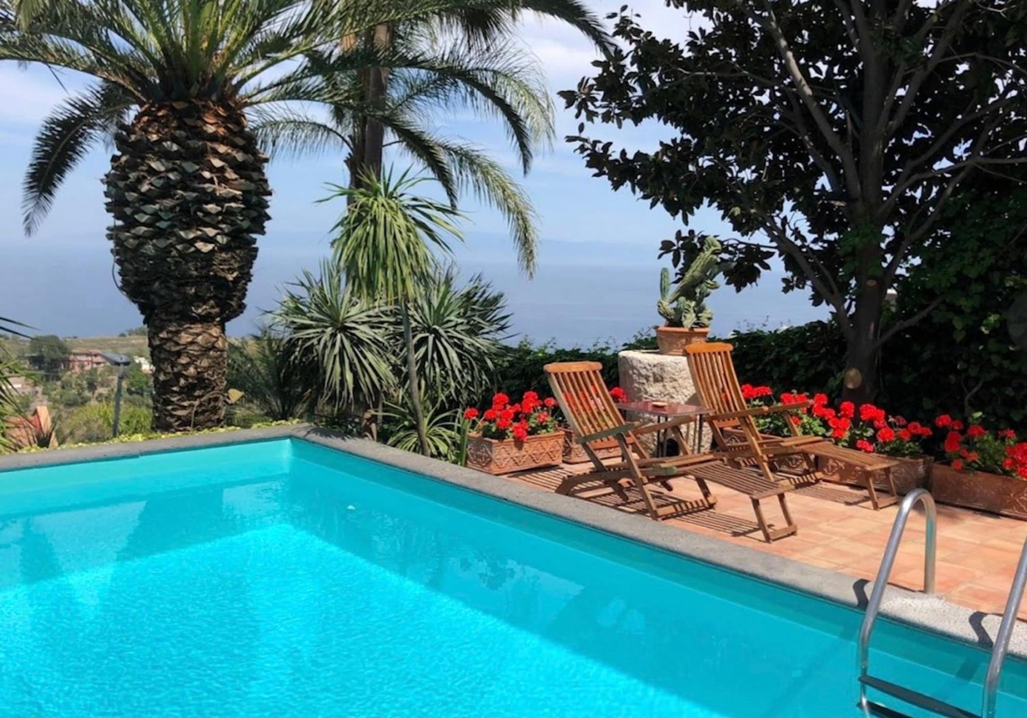 Villa Lou Taormina Private Villa With Panoramic Sea View Pool מראה חיצוני תמונה